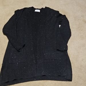 Black Cardigan Sweater